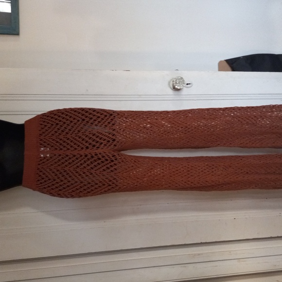 Wild Fable Brown Crochet Wide Leg Pants - Picture 3 of 4